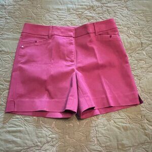 White House Black Market 5” Shorts ~ Rose Size 2